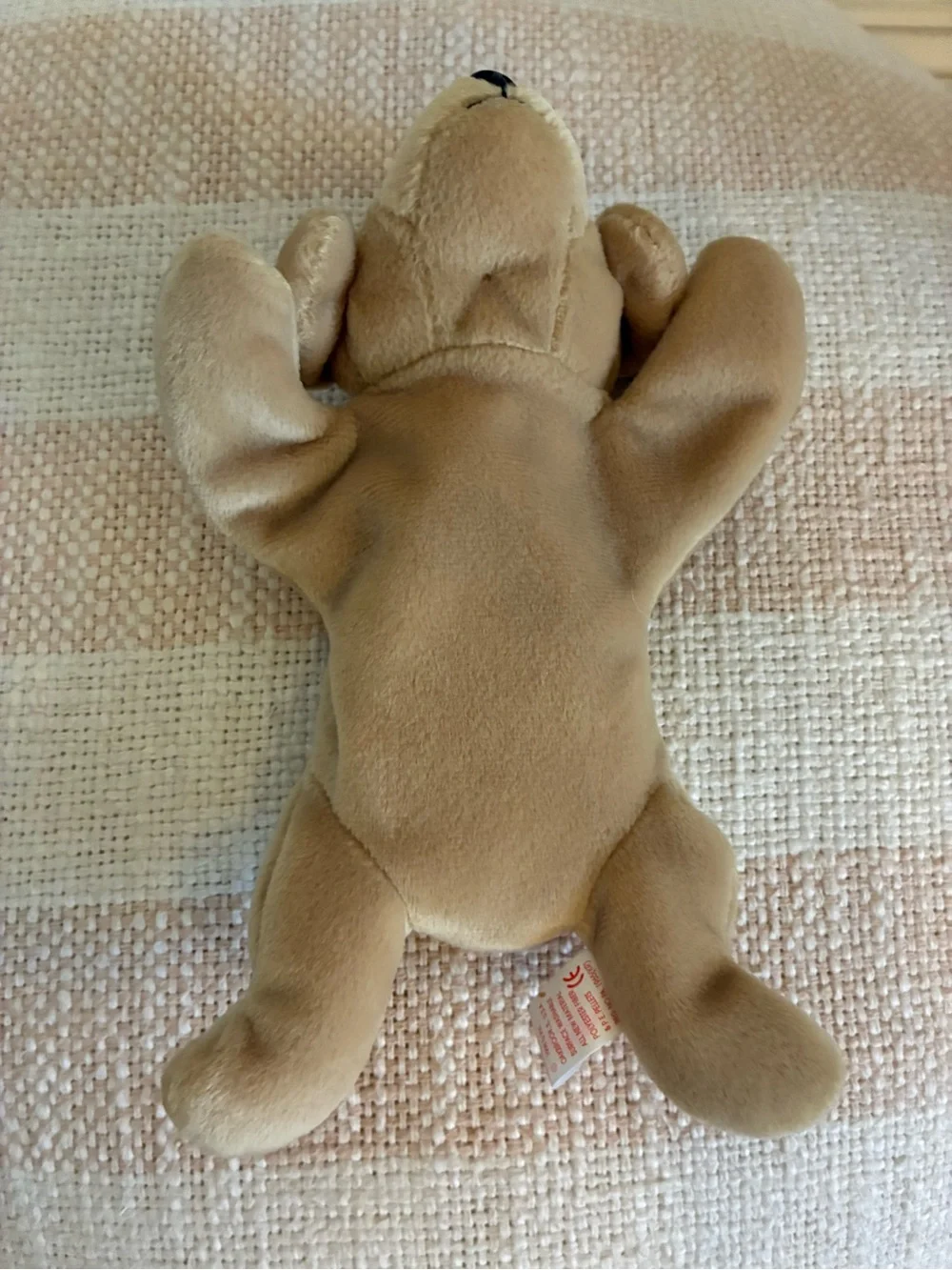 Ty Beanie Babies - “Fetch” the Golden Dog - 90s vintage collectible with tags